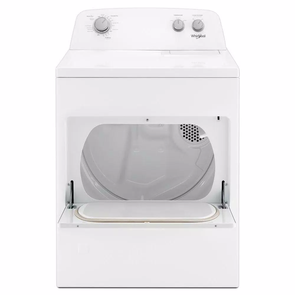 Whirlpool 7.0 cu. ft. 120-Volt White Gas Dryer with AutoDry Drying System - Front Load